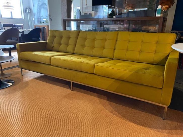 Florence Knoll. bank 3 zits, Huis en Inrichting, Banken | Bankstellen, Nieuw, 75 tot 100 cm, Stof, Ophalen of Verzenden