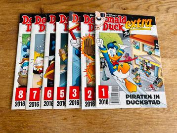 7 nummers Donald Duck Extra 2016 beschikbaar voor biedingen