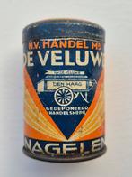 De Veluwe Den Haag Nagelen Specerijen blikje, Verzamelen, Blikken, Ophalen of Verzenden, Gebruikt, Overige, Overige merken