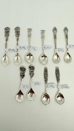 Verschillende zilveren modelken zoutlepeltjes., Antiek en Kunst, Verzenden, Zilver
