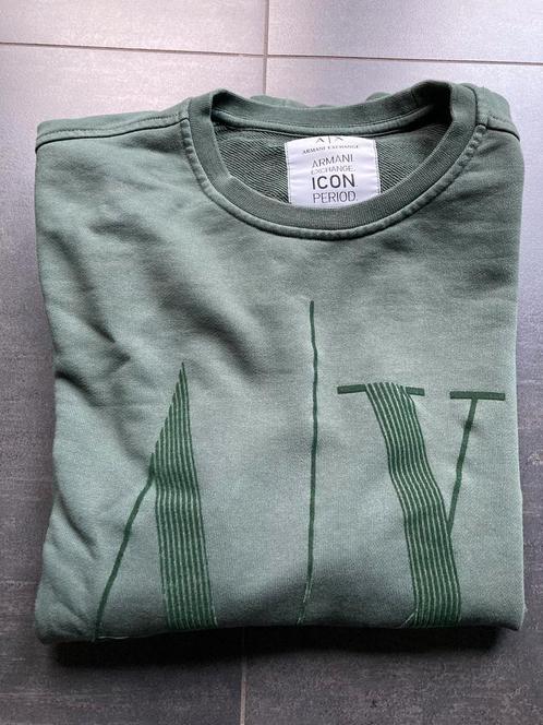 Armani Exchange trui: groen / maat: S, Kleding | Heren, Truien en Vesten, Zo goed als nieuw, Maat 46 (S) of kleiner, Groen, Ophalen of Verzenden