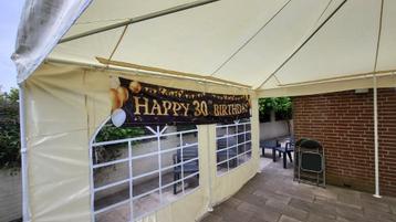 Partytent huren in Voorhout |  4x4m tent met zijkanten beschikbaar voor biedingen