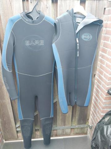 Bare elastek 7mm incl shorty 7mm mannen beschikbaar voor biedingen