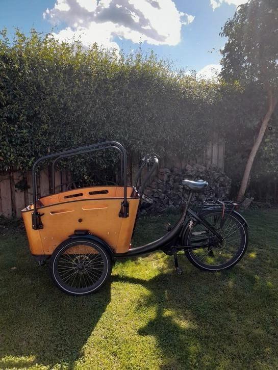 Bakfiets vogue superior deluxe model 2020, Fietsen en Brommers, Fietsen | Bakfietsen, Gebruikt, 4 kinderen of meer, Ophalen