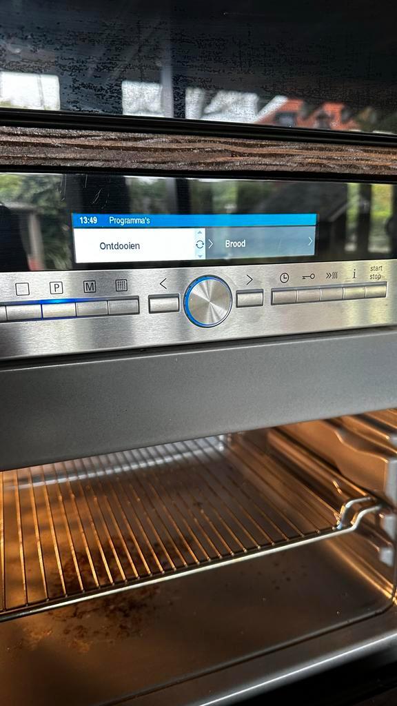 Siemens Combi Magnetron Oven, Witgoed en Apparatuur, Ovens, Gebruikt, Inbouw, Oven met grill, 45 tot 60 cm, Hete lucht, Draaiplateau