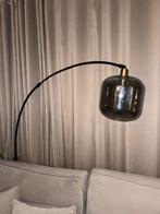 Mooie Smoke Glass Hoeklamp/booglamp, Huis en Inrichting, Lampen | Vloerlampen, Ophalen, Zo goed als nieuw, Glas, 150 tot 200 cm