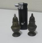 Oude antieke tinnen zout en peper strooier [1962], Ophalen