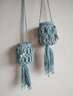 Handgemaakte macramé windlichtjes. Sisters Forever., Ophalen of Verzenden, Nieuw, Overige materialen, Minder dan 25 cm