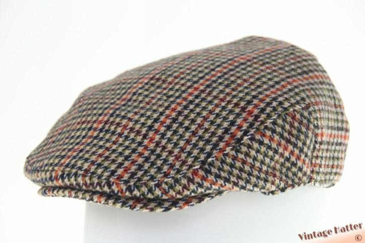 flatcap Platte pet Hawkins tweed rood-bruin XS, M, L nieuw, Kleding | Dames, Hoeden en Petten, Nieuw, Pet, 58 cm (L, 7¼ inch) of meer