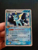 Vaporeon ex - Holo - 110/113, Ophalen of Verzenden, Gebruikt, Losse kaart, Foil