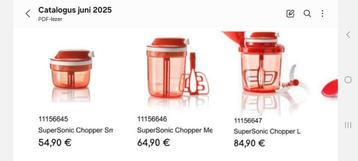 Nieuwe supersonic chopper van tupperware  beschikbaar voor biedingen