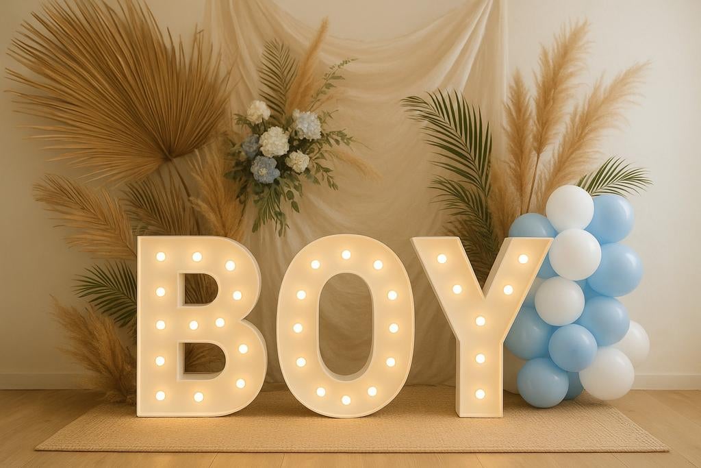Lichtletters te huur, Ophalen of Verzenden, Zo goed als nieuw, Verjaardag