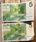 5 gulden biljetten, Postzegels en Munten, Bankbiljetten | Nederland, Ophalen of Verzenden, 5 gulden