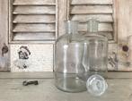 Set Franse stopflessen glazen apothekersflessen 500 ml, Antiek en Kunst, Antiek | Glas en Kristal, Ophalen of Verzenden