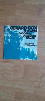 Het is weer voorbij die mooie zomer Gerard Cox single, Ophalen of Verzenden, Zo goed als nieuw, Nederlandstalig, Single