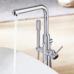 GROHE Freestander badmengkraan, Doe-het-zelf en Verbouw, Sanitair, Nieuw, Kraan, Chroom, Ophalen