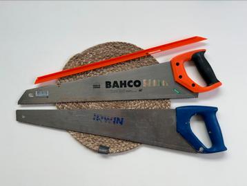 Bahco en Irwin handzagen 550 mm – weinig gebruikt beschikbaar voor biedingen