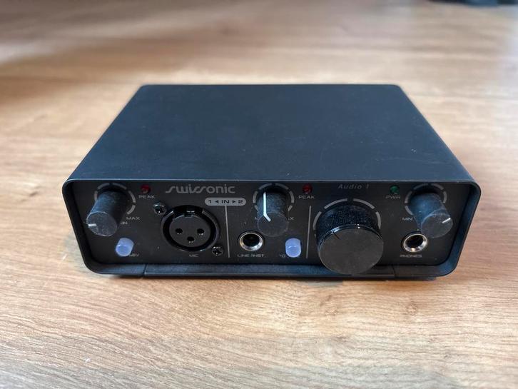 Swissonic Audio 1 Audio Interface, Muziek en Instrumenten, Microfoons, Gebruikt, Overige typen, Ophalen of Verzenden