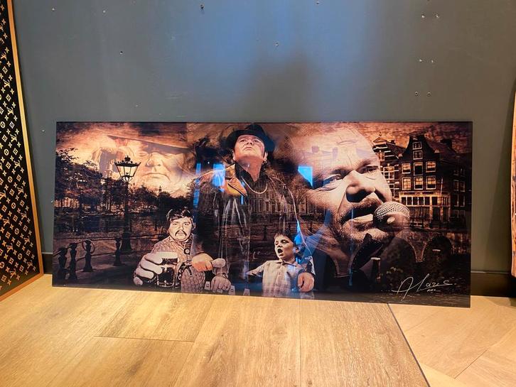 André Hazes Kunstwerk op plexiglas, Antiek en Kunst, Kunst | Schilderijen | Abstract, Ophalen of Verzenden