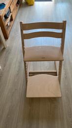 Stokke Tripp Trapp stoel whitewash, Ophalen, Gebruikt, Meegroeistoel