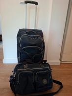 Kipling reistassen set (2), Sieraden, Tassen en Uiterlijk, Tassen | Reistassen en Weekendtassen, Uitschuifbare handgreep, 30 cm of meer