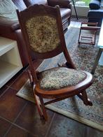 Engelse vintage schommelstoel, Huis en Inrichting, Stoelen, Ophalen, Hout, Overige kleuren, Zo goed als nieuw