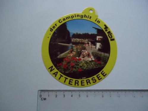 sticker oud TIROL Nattersee Oostenrijk camping retro camper, Verzamelen, Stickers, Zo goed als nieuw, Bedrijf of Vereniging, Verzenden