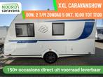 Knaus SPORT SILVER 400 LK, STAPELBED,FIETSENDR, VOORTENT, Caravans en Kamperen, Caravans, Bedrijf, 5 tot 6 meter, Knaus, Tot en met 4