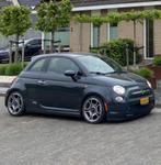 Fiat 500e 24 kwh 2016 Automaat,Airco,leder,xenon,verlaagd, Automaat, Zwart, Leder, Particulier