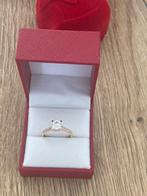 14 karaat(585) gouden ring, Sieraden, Tassen en Uiterlijk, Ringen, Nieuw, Ophalen of Verzenden, Kleiner dan 17, Met edelsteen