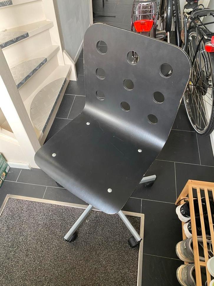 Ikea Bureaustoel, Huis en Inrichting, Bureaustoelen, Gebruikt, Bureaustoel, Zwart, Ergonomisch, Ophalen