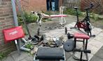 Complete Home Gym Set – Halters, Bankjes, Fiets & Meer!, Ophalen, Gebruikt, Overige typen