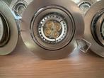 17 led inbouwspotjes geborsteld RVS tilt, Ophalen of Verzenden, Zo goed als nieuw, Metaal of Aluminium