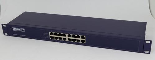 netwerkswitch Eminent, 16 ports 10/100Mb, Computers en Software, Netwerk switches, Gebruikt, Ophalen of Verzenden