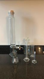Laboratorium glas werk, Ophalen