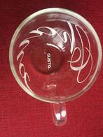 2 grote Gusta thee of koffie glazen inhoud halve liter, Glas of Glazen, Nieuw, Ophalen of Verzenden, Glas