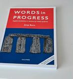 Words in progress VWO, Joop Born, Ophalen, Nieuw, VWO, Engels