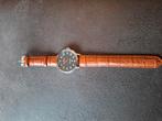 Carl Heinrich heren horloge met bruine leren band. Nieuw., Sieraden, Tassen en Uiterlijk, Horloges | Heren, Ophalen of Verzenden