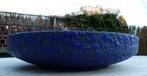Scheurich West Germany Fat Lava Schaal Blauw + Rood + Zwart, Antiek en Kunst, Ophalen of Verzenden