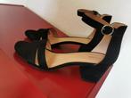 Suede sandalette mt 41, Ophalen of Verzenden, Nieuw, Zwart