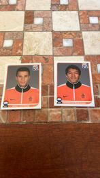 Van Bronckhorst en Van Persie panini wk 2010, Ophalen of Verzenden, Zo goed als nieuw, Buitenlandse clubs, Poster, Plaatje of Sticker