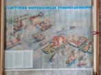 Poster Oosterschelde stormvloedkering, Rechthoekig Liggend, Ophalen of Verzenden, Zo goed als nieuw, A1 t/m A3