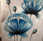 Groot Schilderij met blauwe bloemen, Ophalen