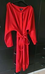 Chique rode jurk ladress la dress mt l xl, Kleding | Dames, Verzenden, Maat 42/44 (L), Zo goed als nieuw, Knielengte