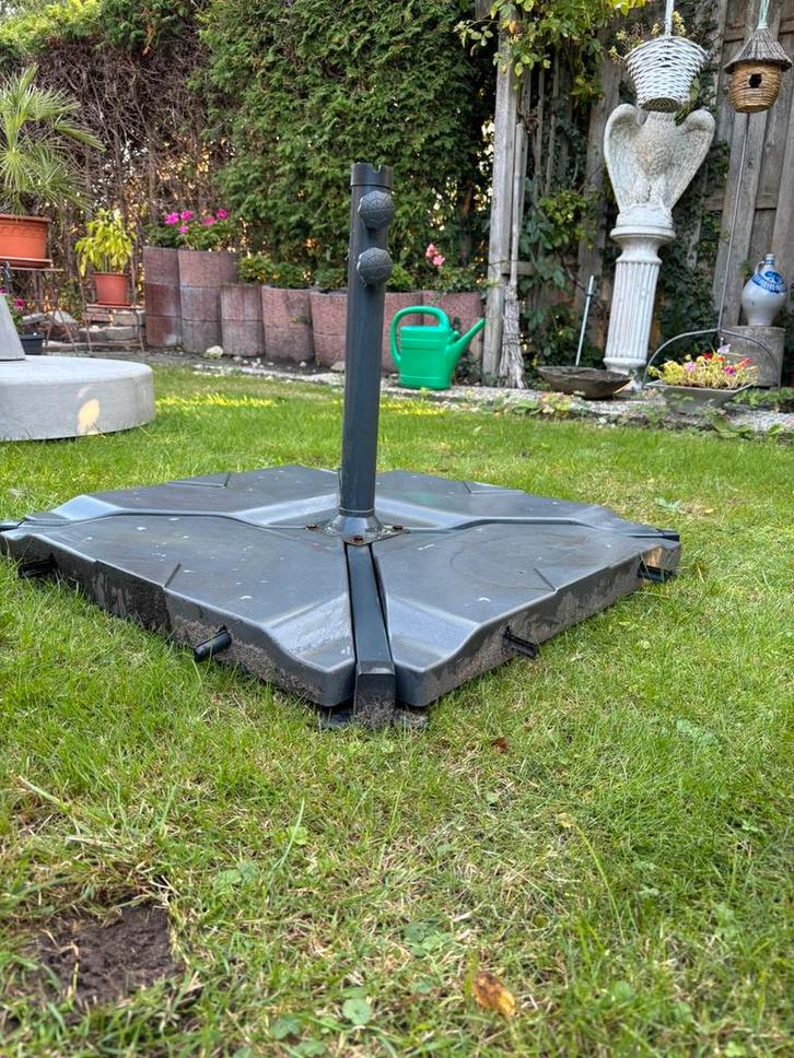 2 Parasolvoeten, Tuin en Terras, Parasols, Gebruikt, Parasolvoet, Minder dan 1 meter, Ophalen