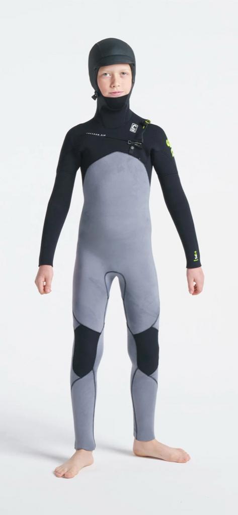 C-Skins 5/4 Hood Wetsuit Kind 2 x, maat M en L, Watersport en Boten, Watersportkleding, Gebruikt, Wetsuit, Kind, Ophalen of Verzenden