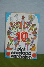 vintage Sinterklaas en Zwarte Piet boek: 10 Sint verhalen, Diversen, Ophalen of Verzenden, Gebruikt