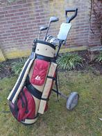 Linkshandige heren ProPower golfset met golftrolley, Sport en Fitness, Ophalen, Gebruikt, Set