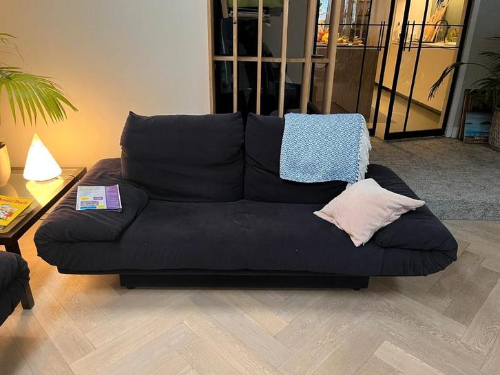 Rolf Benz Bank, Huis en Inrichting, Banken | Bankstellen, Gebruikt, Rechte bank, Driepersoons, 200 tot 250 cm, 75 tot 100 cm, Stof