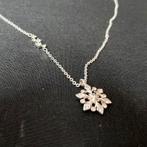 Disney Frozen ketting, zilver met swarovski, Ophalen of Verzenden, Zo goed als nieuw, Zilver